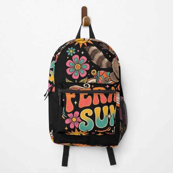 Item preview, Feral Raccoon Roller Skating Summer Vibes groovy designed and sold by snowry.