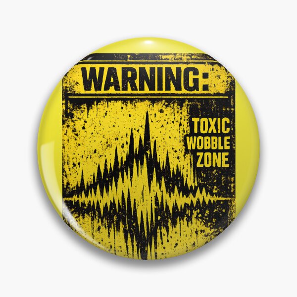 Item preview, Toxic Wobble Zone 174 BPM Warning designed and sold by  ZenRave Designs.