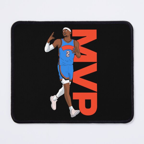 Item preview, Shai Gilgeous Alexander Orange MVP Basketball Poster Design designed and sold by JayiaGribbleu.