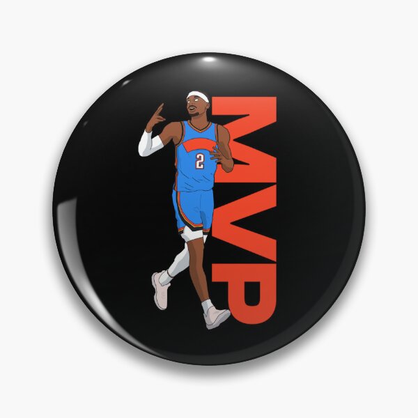 Item preview, Shai Gilgeous Alexander Orange MVP Basketball Poster Design designed and sold by JayiaGribbleu.