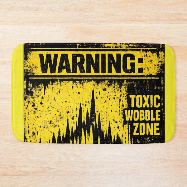 Item preview, Toxic Wobble Zone 174 BPM Warning designed and sold by  ZenRave Designs.