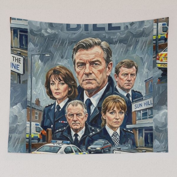 Item preview, Honour the Blue Line – The Bill Fine Art Print designed and sold by Art's Diner.