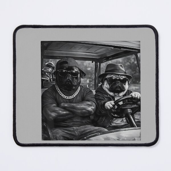Item preview, Pug Funny Boys Girls Costume Retro Meme Gangster Golf Cart designed and sold by GreggRoss.