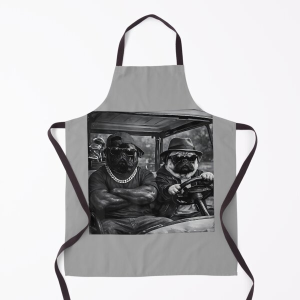 Item preview, Pug Funny Boys Girls Costume Retro Meme Gangster Golf Cart designed and sold by GreggRoss.