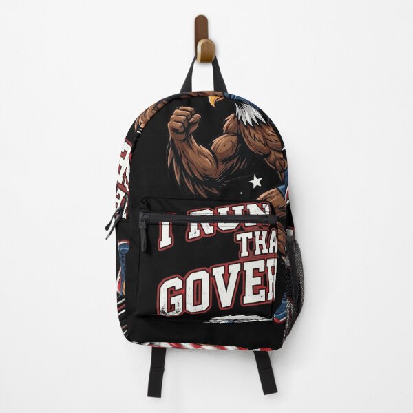 Item preview, I Run Better Than The Government Running bald Eagle funny designed and sold by snowry.
