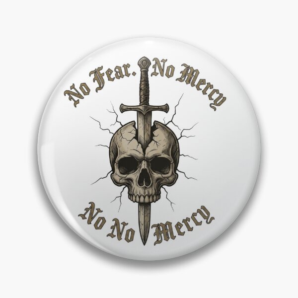 Item preview, No Fear No Mercy - Gothic Skull and Witch Hand Crystal Ball designed and sold by SipWithStyleArt.