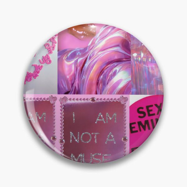 Item preview, Rihanna Sex Feminism Rock N Roll Pink Collage designed and sold by y2kponyclub.