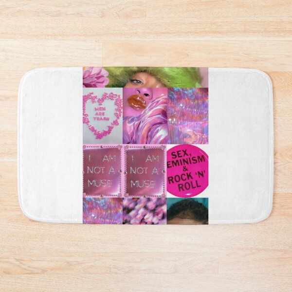 Item preview, Rihanna Sex Feminism Rock N Roll Pink Collage designed and sold by y2kponyclub.