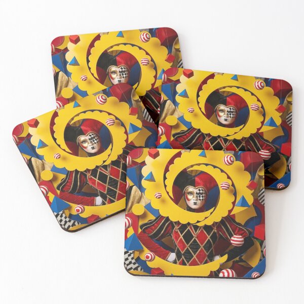 Item preview, FunHaus Whimsical Maximalist Harlequin Art designed and sold by Gifter-ly.