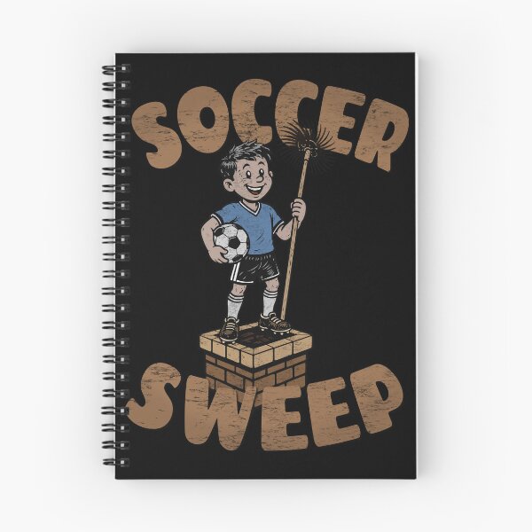 Item preview, SOCCER SWEEP Vintage Football Chimney Sweep Retro Art designed and sold by RonnyMilleo.