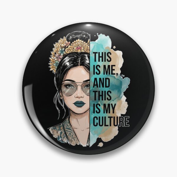 Item preview, Fierce Heritage - Modern Indonesian Culture Portrait designed and sold by Khanz4Design.