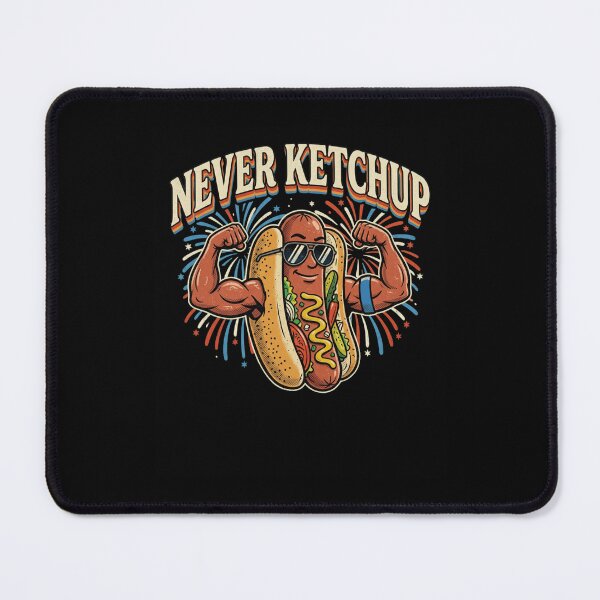 Item preview, Never Ketchup Grilled Sausage Humorous Chicago hot dog designed and sold by snowry.