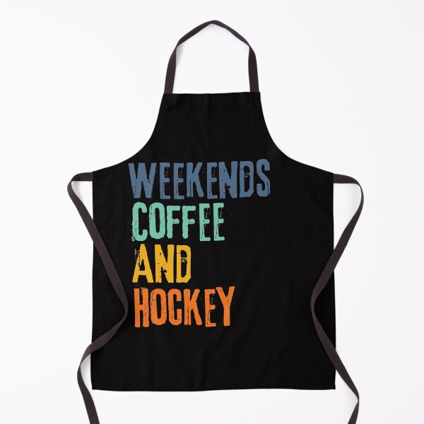 Item preview, Funny Retro Weekends Coffee and Hockey designed and sold by WeirdlyRare.