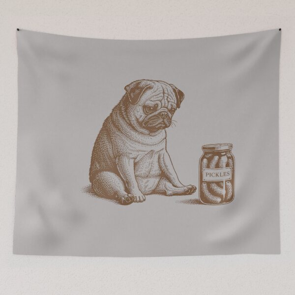 Item preview, Pug Mom Dad Pickle Lover Dog Owner Humor Pug Mama designed and sold by GreggRoss.