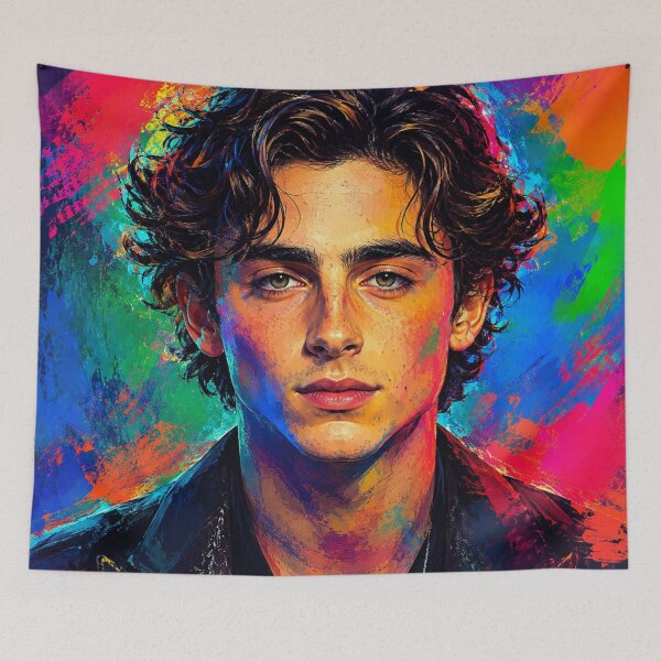 Item preview, Bold Pop Art Timothée Chalamet designed and sold by AndreBarnard.