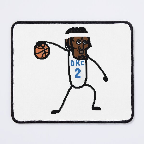 Item preview, Shai Gilgeous Alexander Cartoon Doodle Basketball Poster Design designed and sold by JayiaGribbleu.
