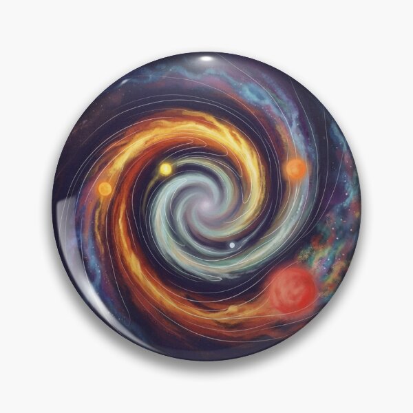 Item preview, Spiral Galaxy Motion Cosmic Illustration designed and sold by AHOK-lab.
