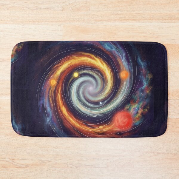 Item preview, Spiral Galaxy Motion Cosmic Illustration designed and sold by AHOK-lab.