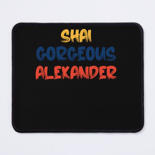 Item preview, Shai Gilgeous Alexander Gorgeous Typography Basketball Poster Design designed and sold by JayiaGribbleu.