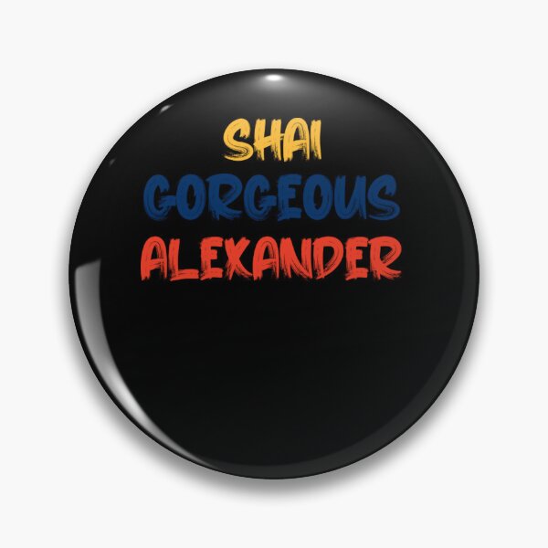 Item preview, Shai Gilgeous Alexander Gorgeous Typography Basketball Poster Design designed and sold by JayiaGribbleu.