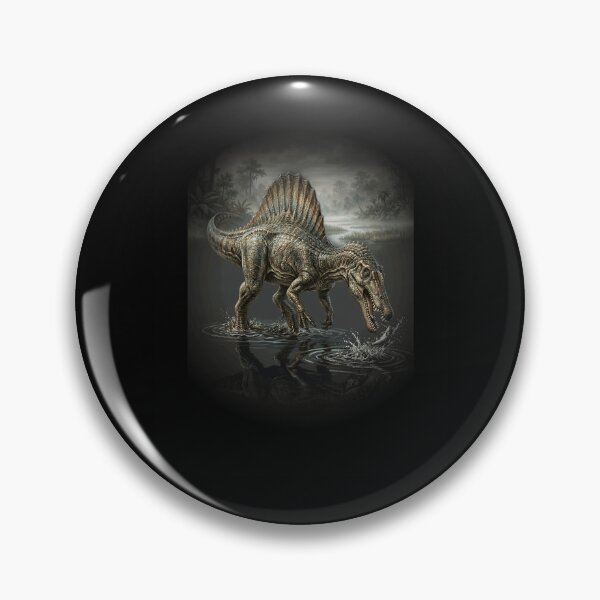 Item preview, Spinosaurus Dinosaur Hunting Fish Prehistoric designed and sold by snowry.