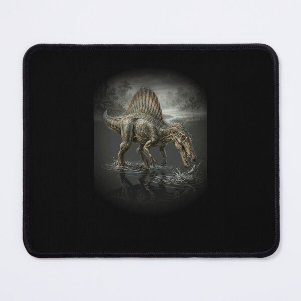 Item preview, Spinosaurus Dinosaur Hunting Fish Prehistoric designed and sold by snowry.
