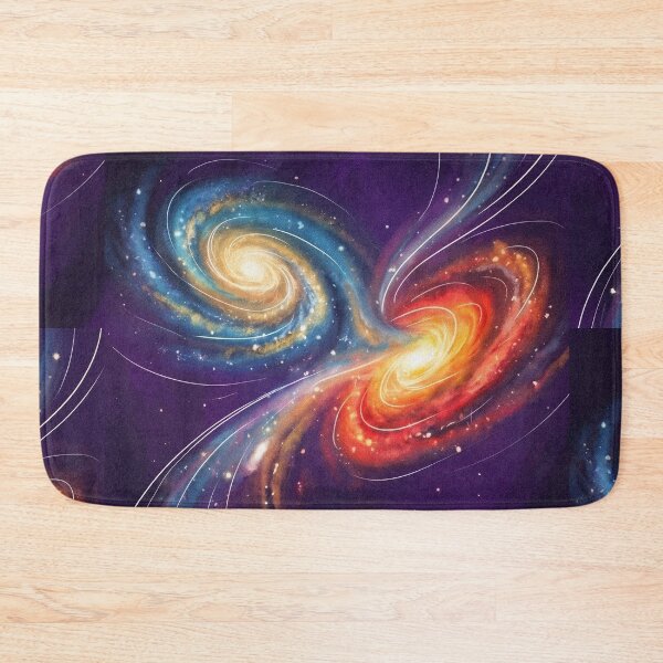Item preview, Colliding Galaxies Cosmic Illustration designed and sold by AHOK-lab.