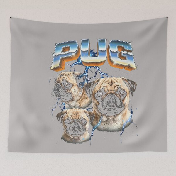 Item preview, Pug Vintage 80s Retro Dog Lover Funny 90's Men Women Tank Top designed and sold by GreggRoss.