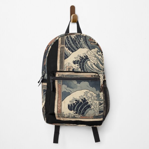 Item preview, Spinosaurus Ancient Beast Rough Waves Japanese Art designed and sold by snowry.