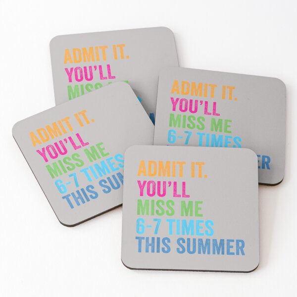 Item preview, Admit It You'll Miss Me 67 Times This Summer Last Day School designed and sold by mjohnson9.