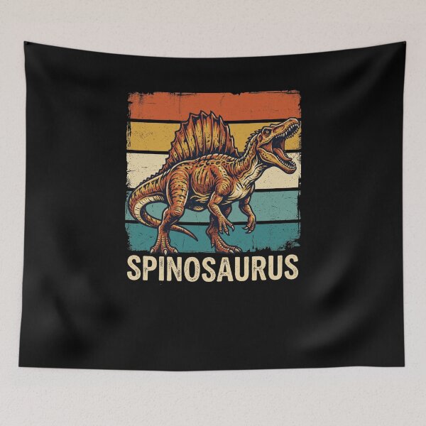 Item preview, SPINOSAURUS Vintage Retro Dinosaur Dino Design designed and sold by snowry.