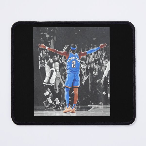 Item preview, Shai Gilgeous Alexander Vintage Celebration Basketball Poster Design designed and sold by JayiaGribbleu.