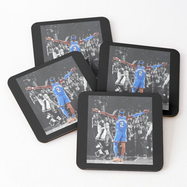 Item preview, Shai Gilgeous Alexander Vintage Celebration Basketball Poster Design designed and sold by JayiaGribbleu.