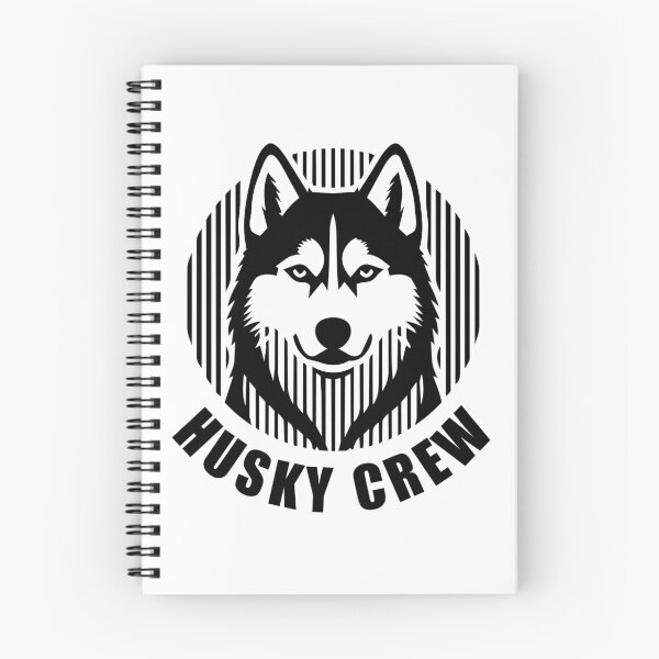 Item preview, Husky Crew - Minimalist Linear Dog Silhouette designed and sold by Pfotenfaden.