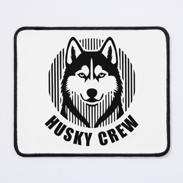 Item preview, Husky Crew - Minimalist Linear Dog Silhouette designed and sold by Pfotenfaden.