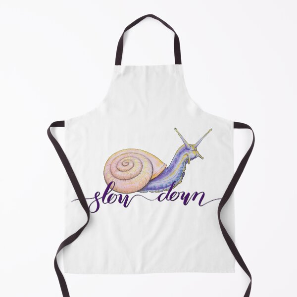 Item preview, Slow living snail art designed and sold by Moana Matron Designs.