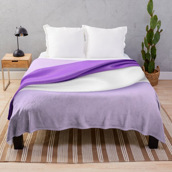 Item preview, Purple White Flowing Silk Fabric designed and sold by IntelliMindDesigns.