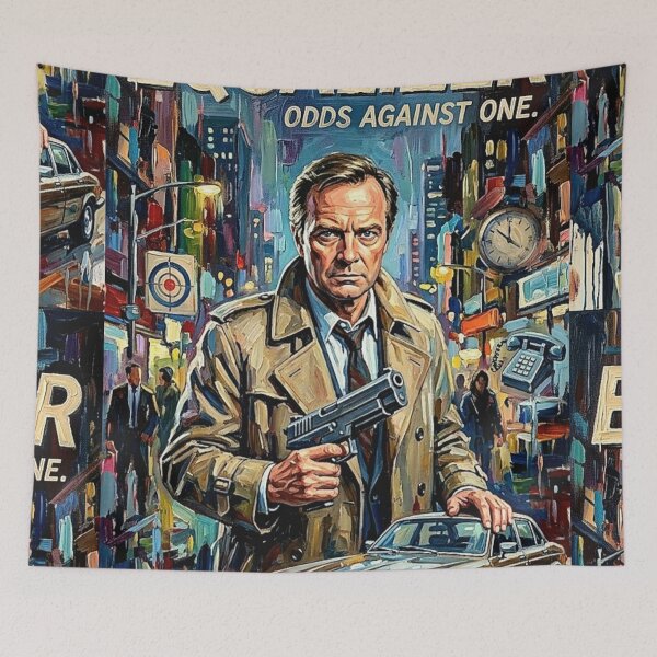 Item preview, Odds Against One – The Equalizer Fine Art Print designed and sold by Art's Diner.