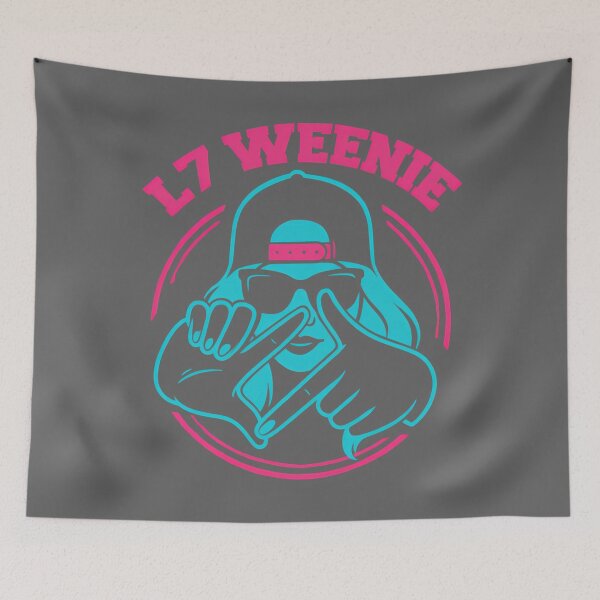 Item preview, L7 Weenie Funny Baseball Girl Loser Hand Gesture Comfort Colors designed and sold by KristineLi.