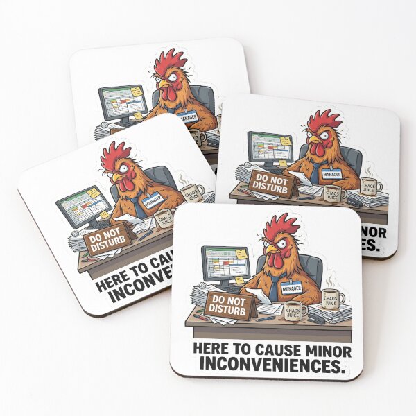 Item preview, Angry Rooster Manager Causing Minor Inconveniences designed and sold by TheNyneShop.