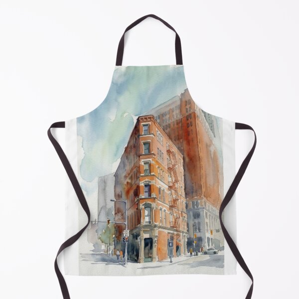 Item preview, Pittsburgh Flatiron Watercolor designed and sold by caracatita75.
