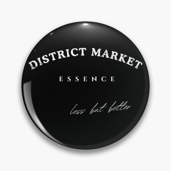 Item preview, DISTRICT MARKET ESSENCE Graphic Tee – Vintage Minimal Typography Design (White Text) designed and sold by districtmarket.