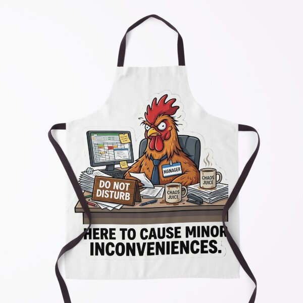 Item preview, Angry Rooster Manager Causing Minor Inconveniences designed and sold by TheNyneShop.