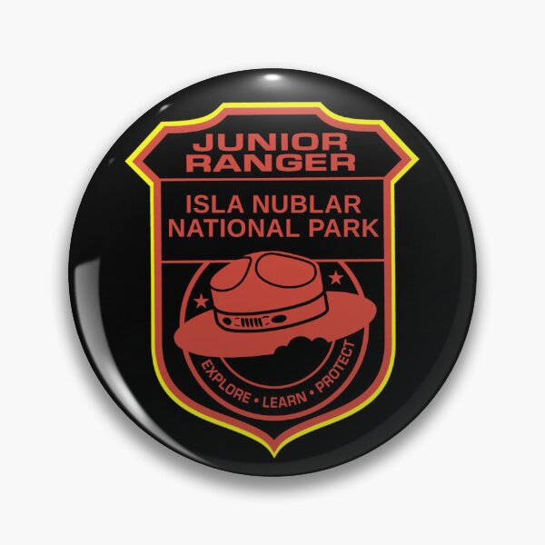 Item preview, Isla Nublar National Park - Junior Ranger Jurassic Badge designed and sold by YonderAndBeyond.