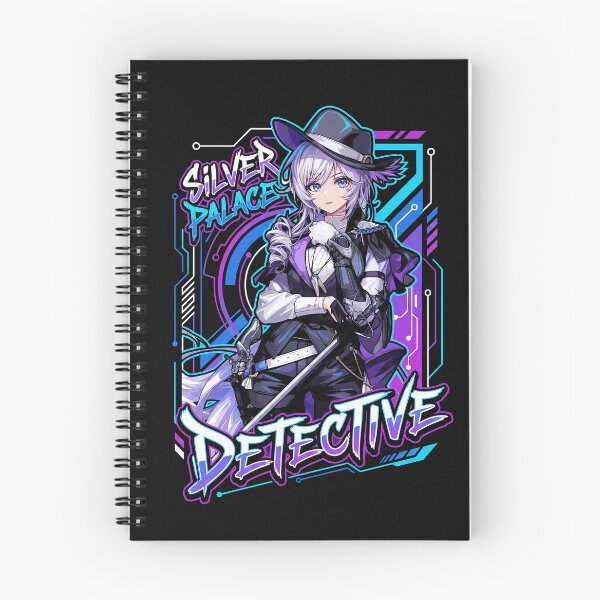Item preview, Silver Palace Detective Ponytail – Denim Blue Red Pupil Icon designed and sold by Senpaiwaves.