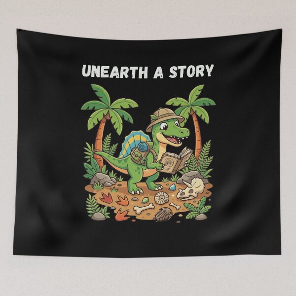 Item preview, Unearth a story Spinosaurus Dino Explorer Reading Book designed and sold by snowry.