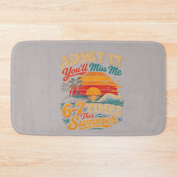 Item preview, Admit It You'll Miss Me 67 Times This Summer Retro Vintage Premium Tri-Blend designed and sold by mjohnson9.
