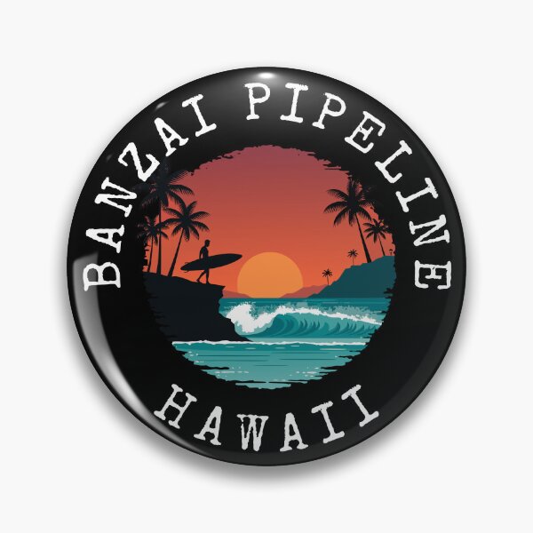 Item preview, Banzai Pipeline - Hawaii (with White Lettering) designed and sold by VelvetRoom.