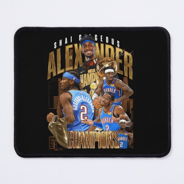 Item preview, Shai Gilgeous Alexander Thunder Collage Basketball Poster Design designed and sold by JayiaGribbleu.