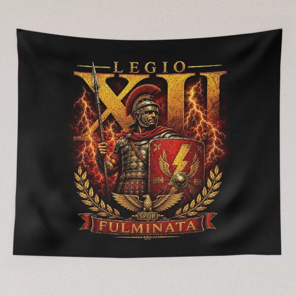 Item preview, Legio XII Fulminata Roman Legion Art designed and sold by Retr0Tshirts.